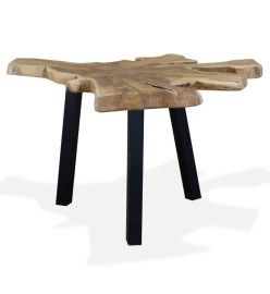 Table basse Teck authentique 80 x 70 x 38 cm