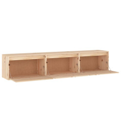 Meubles TV 3 pcs Bois massif de pin