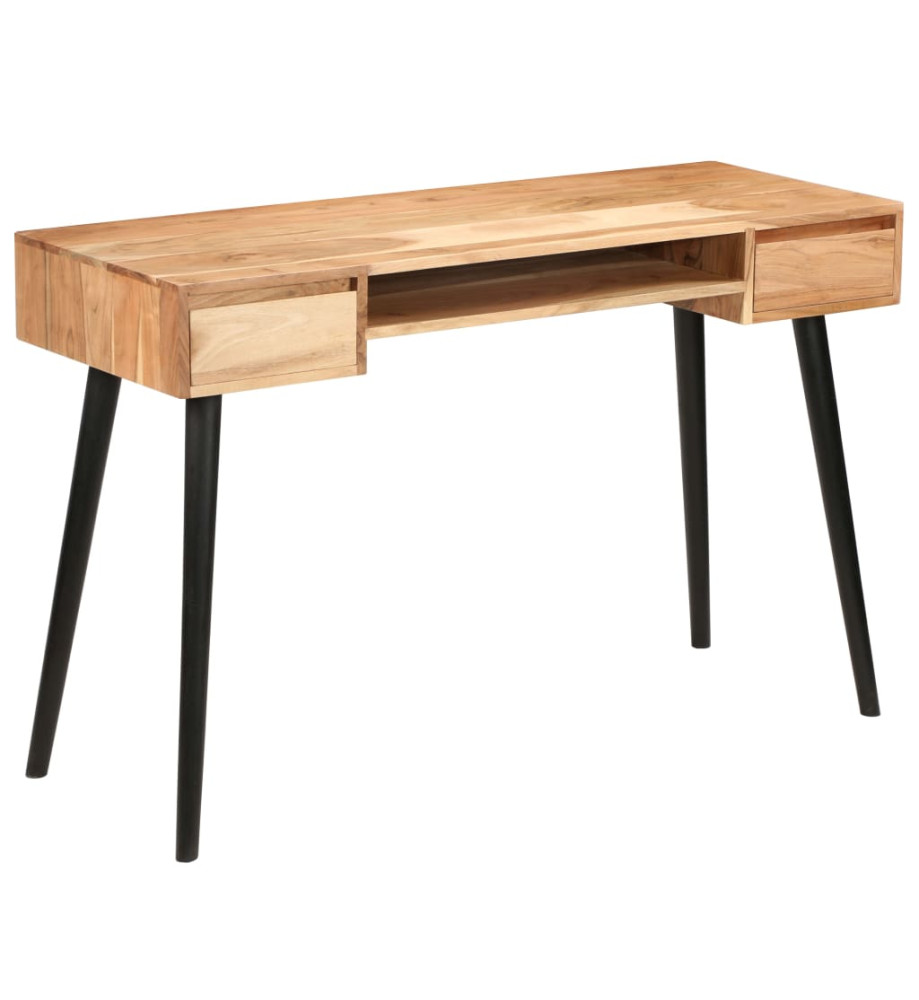 Table à écrire Bois d'acacia massif 118 x 45 x 76 cm