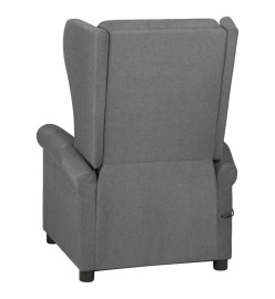 Fauteuil de massage Gris clair Tissu