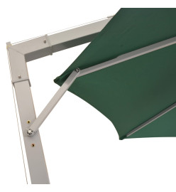 Parasol 350 cm Poteau en Aluminium Vert