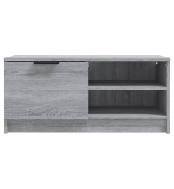 Meuble TV Sonoma gris 80x35x36,5 cm Bois d'ingénierie