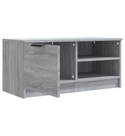 Meuble TV Sonoma gris 80x35x36,5 cm Bois d'ingénierie