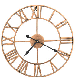 Horloge murale Métal 40 cm Doré