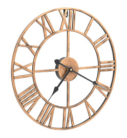 Horloge murale Métal 40 cm Doré