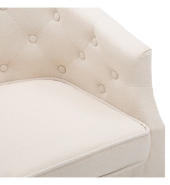 Fauteuil Beige Tissu