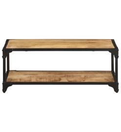 Table basse 90x45x35 cm Bois de manguier massif brut