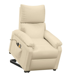 Fauteuil de massage Crème Tissu