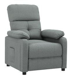 Fauteuil inclinable Gris foncé Tissu