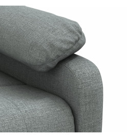 Fauteuil inclinable Gris foncé Tissu