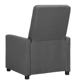 Fauteuil inclinable Gris clair Tissu