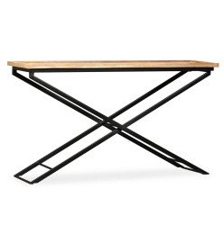 Table console Bois de manguier massif 130 x 40 x 80 cm