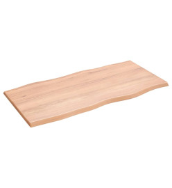 Dessus de table bois chêne massif traité bordure assortie