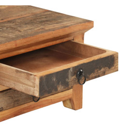 Table basse 90x50x31 cm Bois de récupération massif