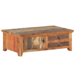 Table basse 90x50x31 cm Bois de récupération massif