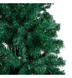 Arbre de Noël artificiel avec branches épaisses vert 120 cm PVC