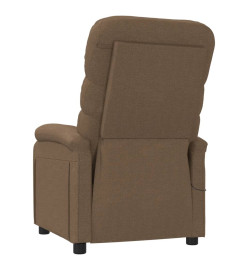 Fauteuil de massage Marron Tissu