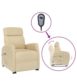 Fauteuil Crème Tissu