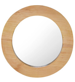 Miroir mural 40 cm Teck Rond