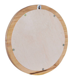 Miroir mural 40 cm Teck Rond