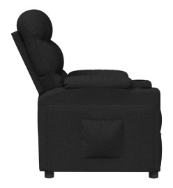 Fauteuil inclinable Noir Tissu