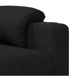 Fauteuil inclinable Noir Tissu