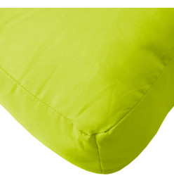 Coussin de palette vert vif tissu