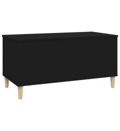 Table basse Noir 90x44,5x45 cm Bois d'ingénierie