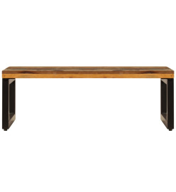 Table basse 100x50x35 cm Bois de récupération solide et acier