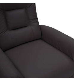 Fauteuil de massage Noir Similicuir