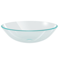 Lavabo Verre trempé 42 cm Transparent