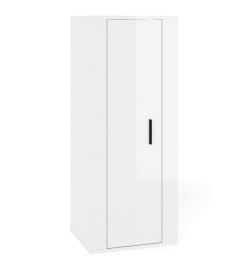 Ensemble de meubles TV 6 pcs Blanc brillant Bois d'ingénierie