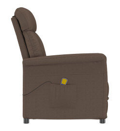 Fauteuil de massage Marron Similicuir daim