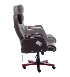 Chaise de bureau de massage Marron Similicuir