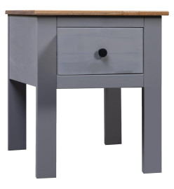 Table de chevet Gris 46x40x57 cm Pin Gamme Panama