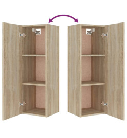 Ensemble de meubles TV 8 pcs Chêne sonoma Bois d'ingénierie