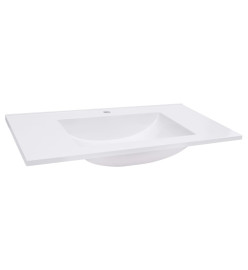 Lavabo encastré 750x460x130 mm SMC Blanc