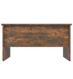 Table basse Chêne fumé 80x50x42,5 cm Bois d'ingénierie