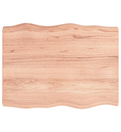 Dessus de table bois chêne massif traité bordure assortie