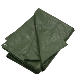 Bâche 180 g/m² 8x12 m Vert PEHD