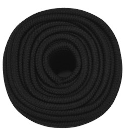 Corde de travail Noir 12 mm 100 m Polyester