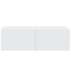 Meubles TV muraux 4 pcs Blanc 100x30x30 cm