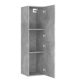 Ensemble de meubles TV 8 pcs Gris béton Bois d'ingénierie