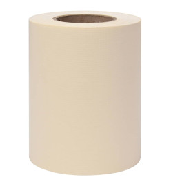 Écran d'intimité de jardin PVC 35x0,19 m Crème