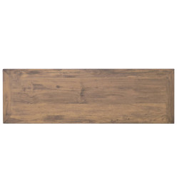 Meuble TV 110x35x40 cm Bois de teck solide