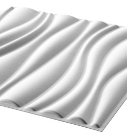 WallArt Panneaux muraux 3D Waves 12 pcs GA-WA04