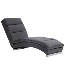 Chaise longue Gris Similicuir