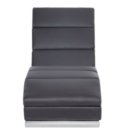 Chaise longue Gris Similicuir