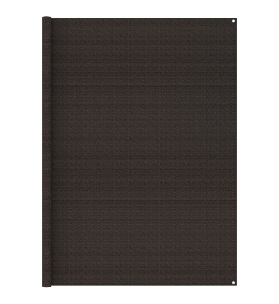 Tapis de tente 250x250 cm Marron