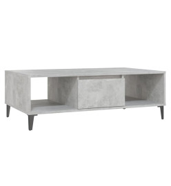 Table basse Gris béton 103,5x60x35 cm Aggloméré